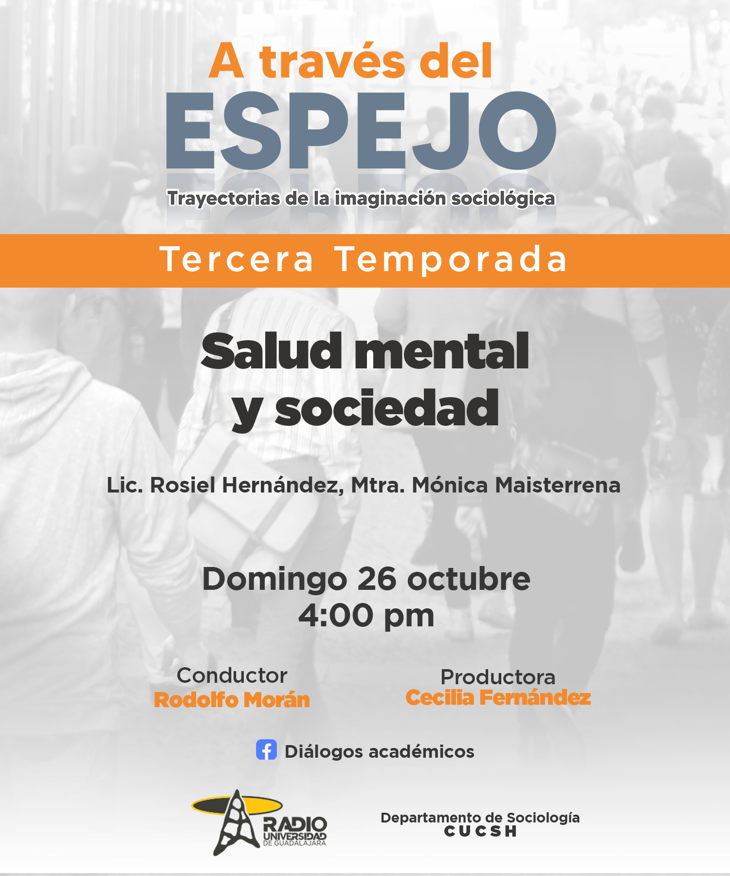 A Través del Espejo - 26 Octubre 2025 - Temp 03 - Ep. 05 - Tema: Salud mental y sociedad