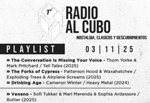 Radio al Cubo - Lu. 03 Nov 2025 Radio al Cubo - Lu. 03 Nov 2025