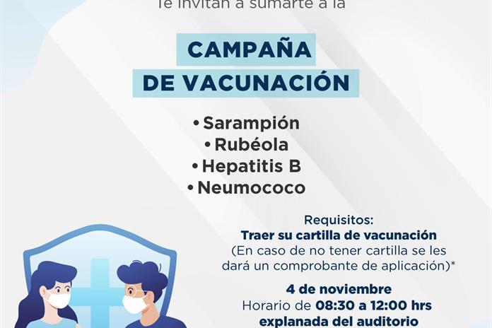 Octubre cierra con 143 casos de sarampión; anuncian centro de vacunación en CUCEA Octubre cierra con 143 casos de sarampión; anuncian centro de vacunación en CUCEA