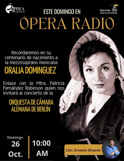 Ópera Radio - Do. 26 Oct. 2025 Ópera Radio - Do. 26 Oct. 2025