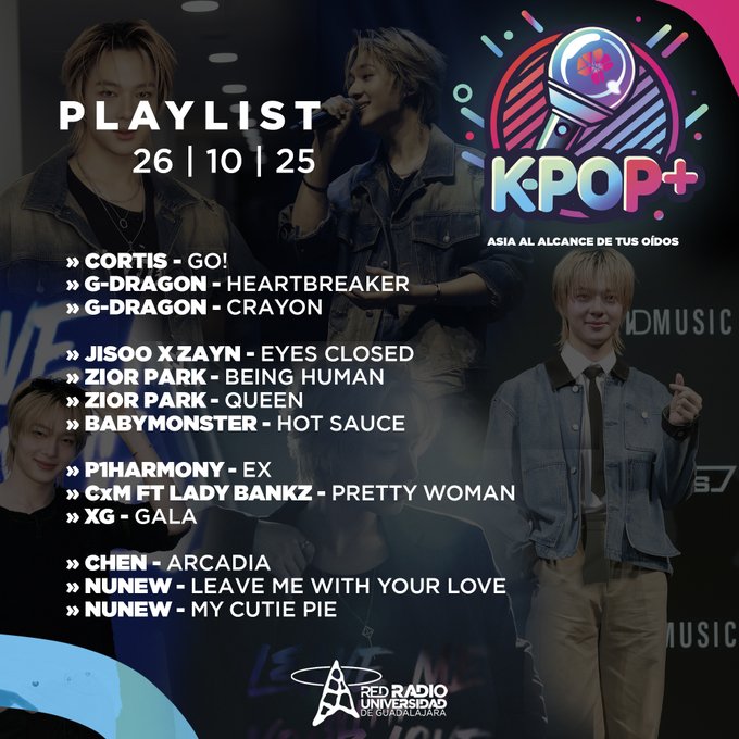 Kpop Plus Asia a través de tus oídos - Domingo 26 Octubre Kpop Plus Asia a través de tus oídos - Domingo 26 Octubre