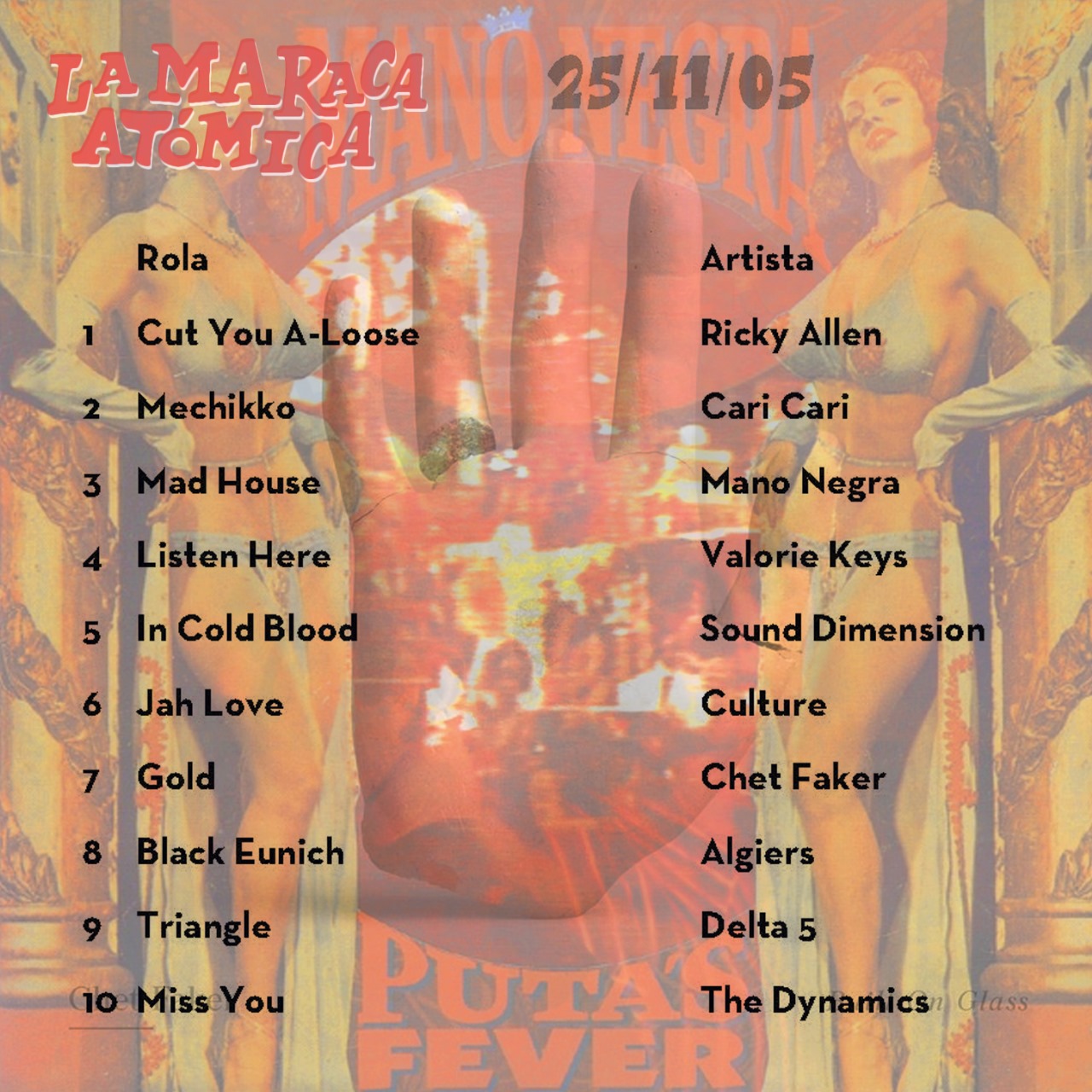 La Maraca Atomica - Mi. 05 Nov 2025 - A escuchar buena musica