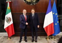 México recibe a Macron: foco en comercio y devolución de manuscritos indígenas México recibe a Macron: foco en comercio y devolución de manuscritos indígenas