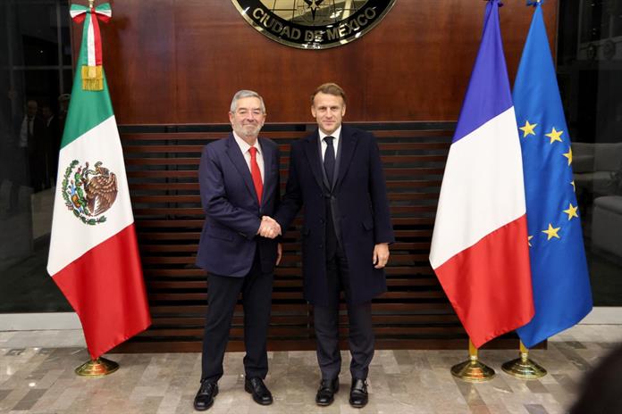 México recibe a Macron: foco en comercio y devolución de manuscritos indígenas México recibe a Macron: foco en comercio y devolución de manuscritos indígenas