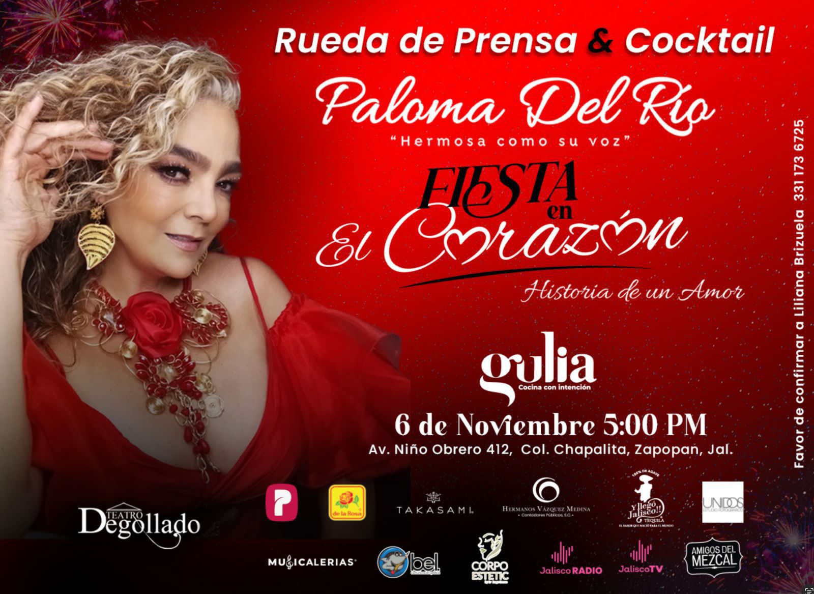 Con la voz de Paloma del Río, el Teatro Degollado tendrá la “Fiesta en el Corazón” 2025 Con la voz de Paloma del Río, el Teatro Degollado tendrá la “Fiesta en el Corazón” 2025