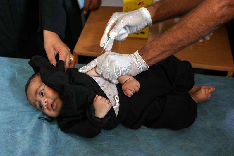 UNICEF denuncia que Israel dificulta la campaña de vacunación de 40.000 niños en Gaza