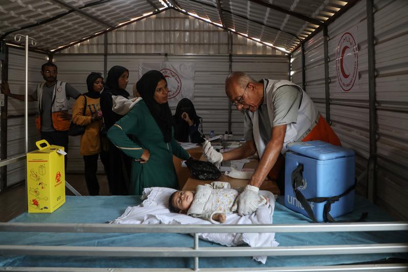 UNICEF denuncia que Israel dificulta la campaña de vacunación de 40.000 niños en Gaza