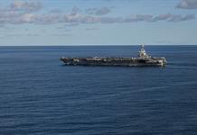 Portaviones se incorpora a operativo de EEUU contra el narcotráfico en Latinoamérica