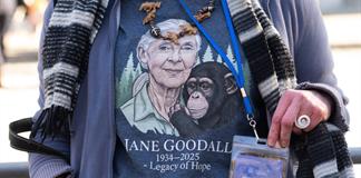 Activistas y Leonardo DiCaprio rinden homenaje a Jane Goodall en Washington Activistas y Leonardo DiCaprio rinden homenaje a Jane Goodall en Washington