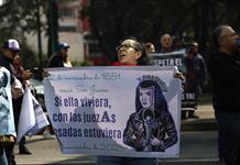 Exjueces de todo México protestan para exigir el pago de su indemnización