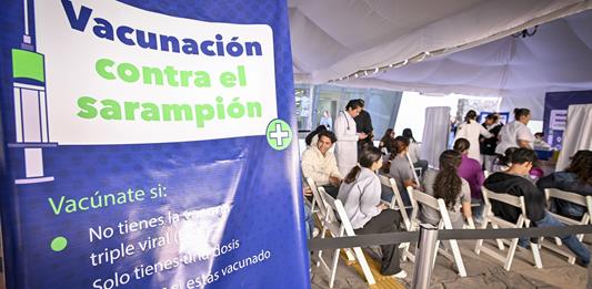 Módulos de vacunación vs sarampión están abiertos a todo el público: Karla Planter