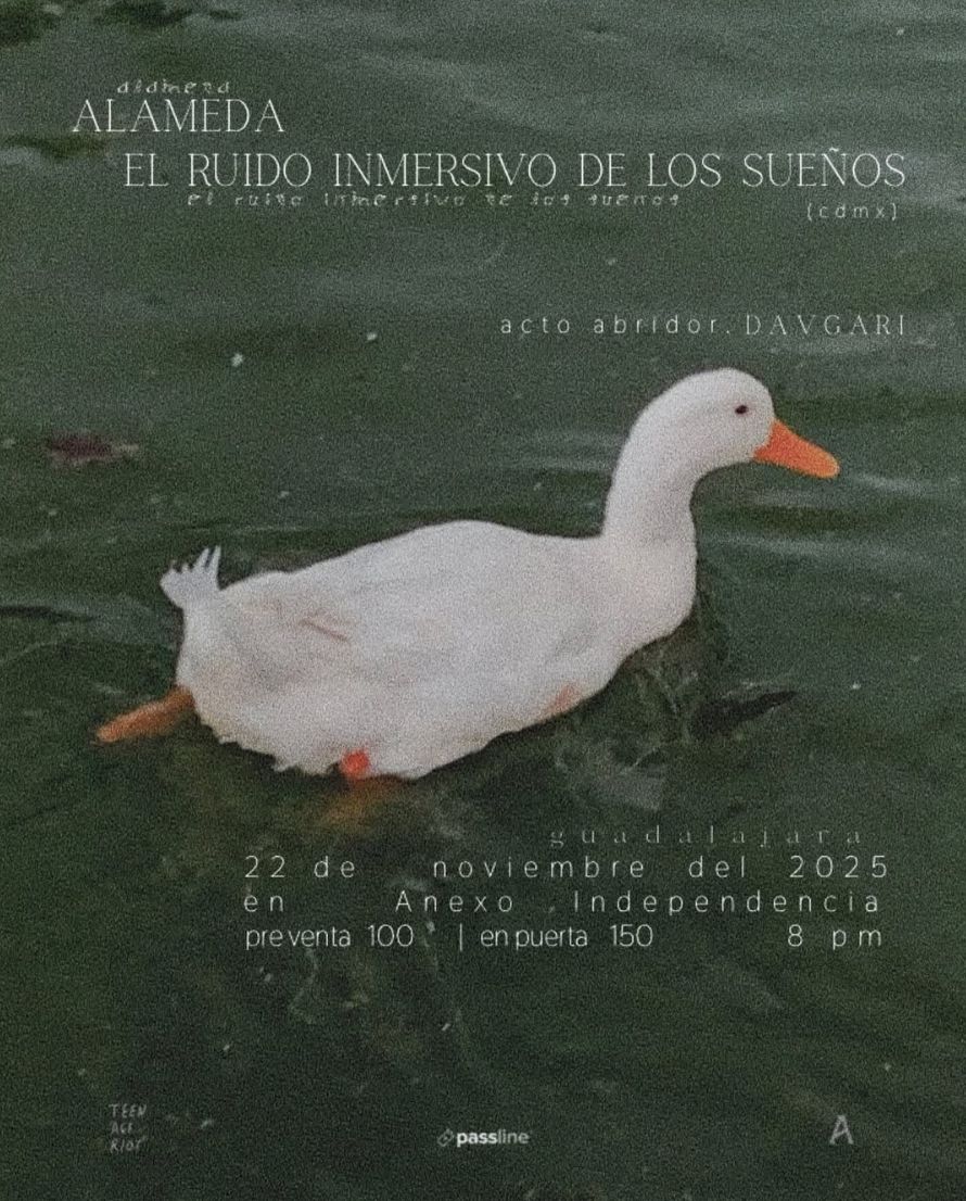 Alameda cerrará el ciclo de su álbum “Sombras/Claro” con concierto en el Anexo Independencia