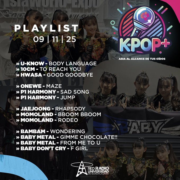 Kpop Plus “Asia a través de tus oídos” - Domingo 09 Noviembre