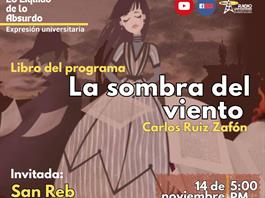 Expresi&oacute;n Universitaria: Lo liquido de lo absurdo - 14 de Noviembre del 2025 - Hablaremos del libro La sombra del viento de Carlos Ruiz Zaf&oacute;n