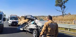 Choque en la México–Morelia deja herido al vocalista de Grupo El Tiempo