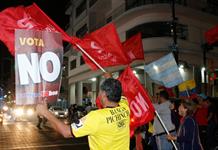 Ecuador rechaza referendo de bases militares y nueva Constitución impulsado por Noboa Ecuador rechaza referendo de bases militares y nueva Constitución impulsado por Noboa