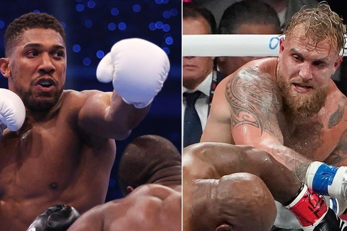 Excampeón de boxeo Anthony Joshua peleará contra estrella de Youtube Jake Paul Excampeón de boxeo Anthony Joshua peleará contra estrella de Youtube Jake Paul