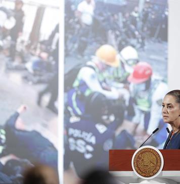 Sheinbaum pide investigar grupo violento en marcha Generación Z en CDMX