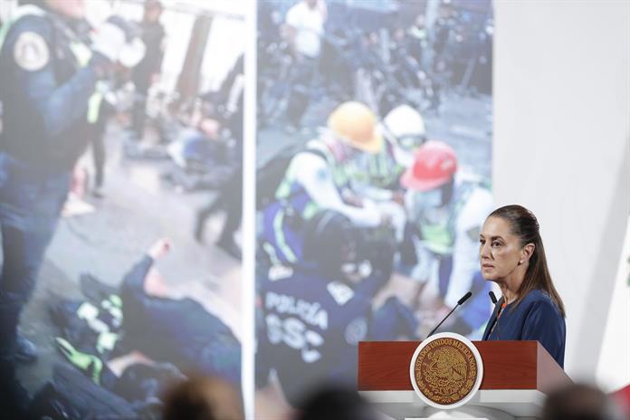 Sheinbaum pide investigar grupo violento en marcha Generación Z en CDMX Sheinbaum pide investigar grupo violento en marcha Generación Z en CDMX