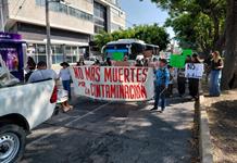 Habitantes de Juanacatlán y El Salto protestan por contaminación del Río Santiago Habitantes de Juanacatlán y El Salto protestan por contaminación del Río Santiago