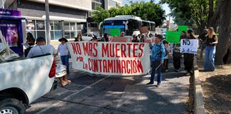 Habitantes de Juanacatlán y El Salto protestan por contaminación del Río Santiago Habitantes de Juanacatlán y El Salto protestan por contaminación del Río Santiago