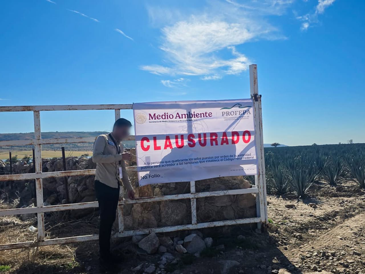 Profepa clausura cambio de uso de suelo no autorizado en Valle de Guadalupe