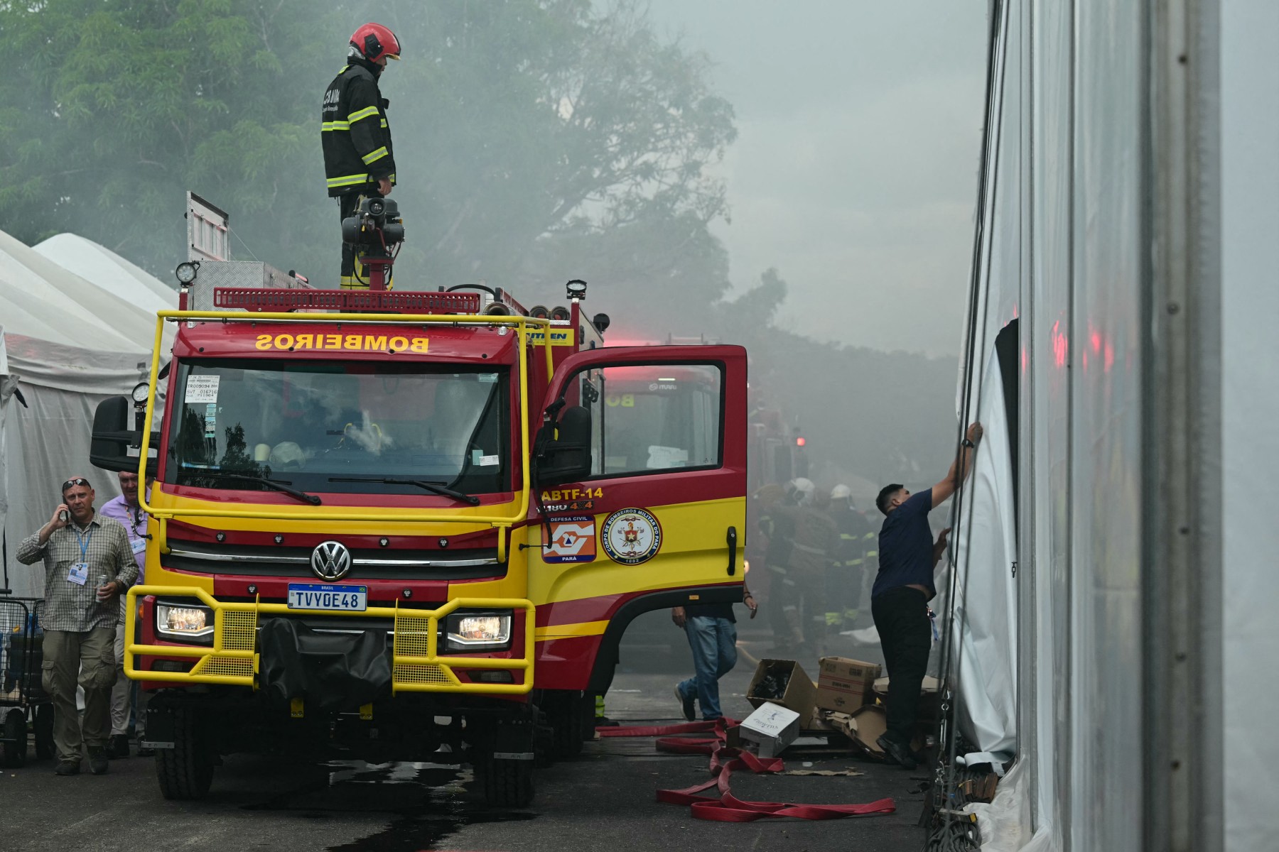 Un incendio obliga a evacuar la sede de la COP30 en Belém