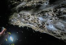 Descubren una telaraña gigante con 111.000 arañas en una gruta de Grecia
