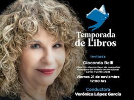 Temporada de Libros - Vi. 21 Nov 2025 - con Gioconda Belli