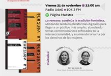 Página Maestra - Vi. 22 Nov 2025 - La ventana continua la tradición feminista