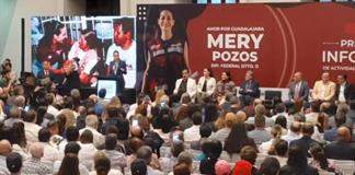En primer informe, Merilyn Gómez destaca apoyo federal a Jalisco
