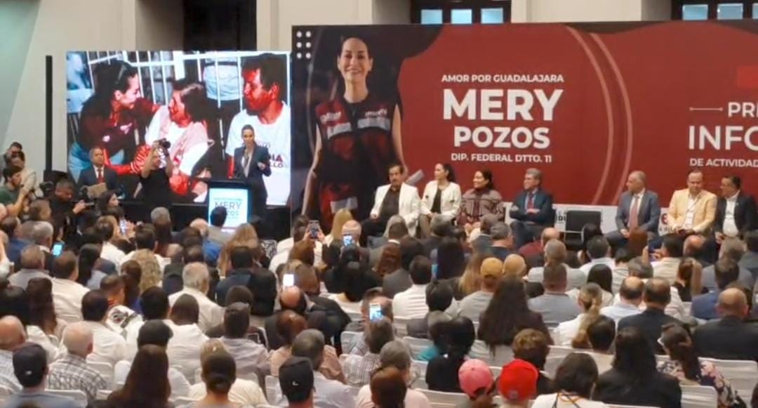 En primer informe, Merilyn Gómez destaca apoyo federal a Jalisco