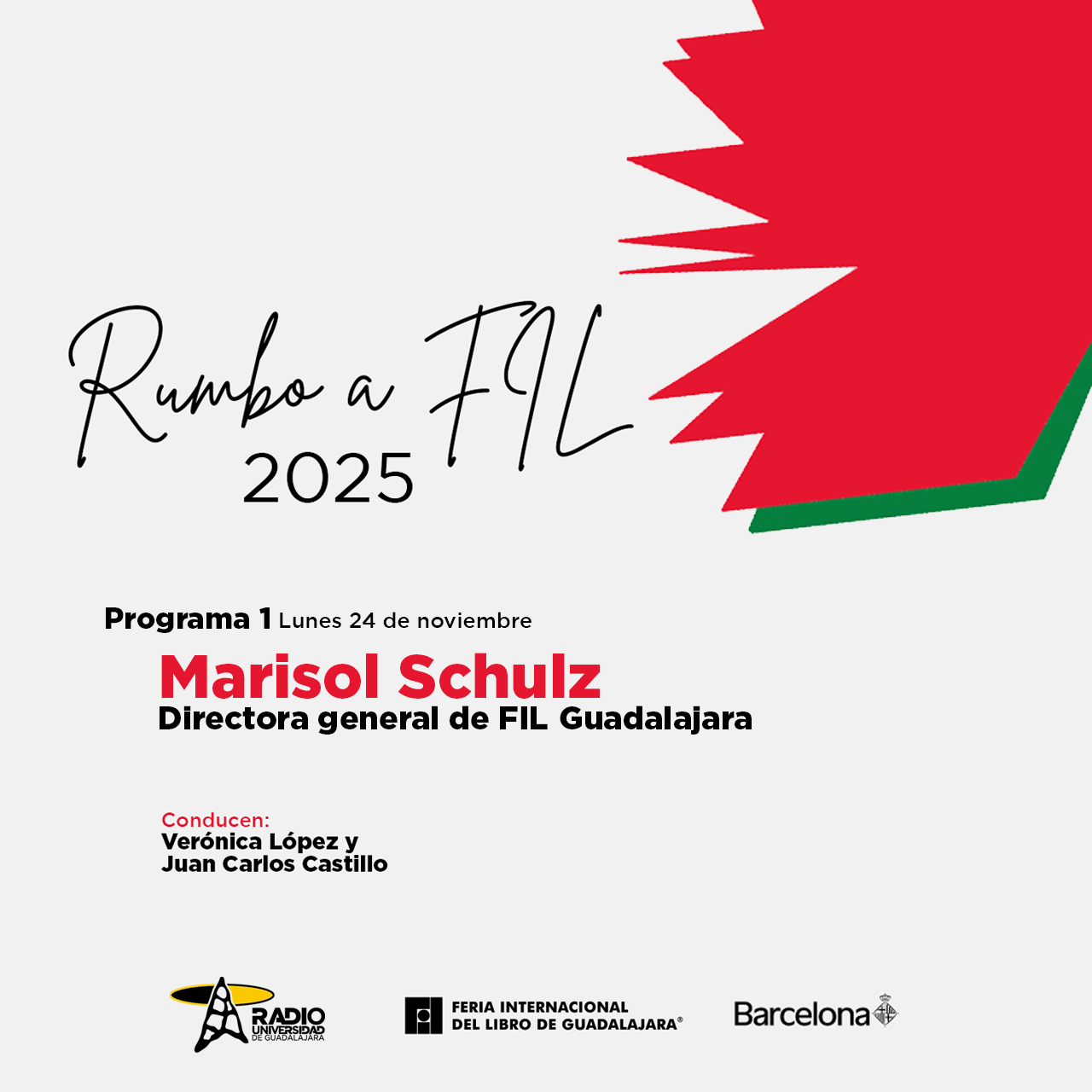 Marisol Schulz y la edición 39 de FIL Guadalajara. Rumbo a FIL 24 noviembre 2025
