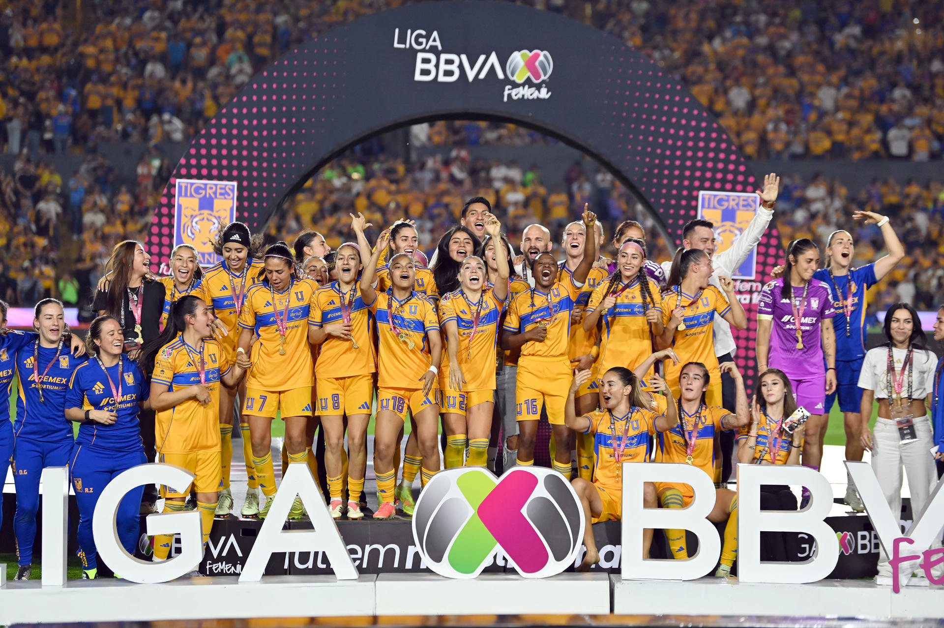 Tigres UANL conquista su séptimo campeonato en liga femenil