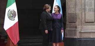 Sheinbaum recibe a Xiomara Castro para fortalecer cooperación bilateral México-Honduras