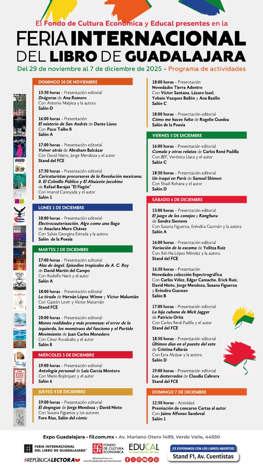 El FCE llega a la FIL Guadalajara con el programa “25 para el 25”
