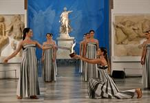 Arranca el relevo de la antorcha de los Juegos de Invierno 2026 en Olimpia