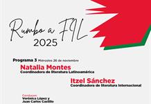 Literatura Latinoamérica e Internacional. Rumbo a FIL 2025 - 26 noviembre