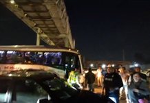 Vecinos de Santa María Tequepexpan vuelven a cerrar Periférico Sur; exigen estación del Peribús en la zona