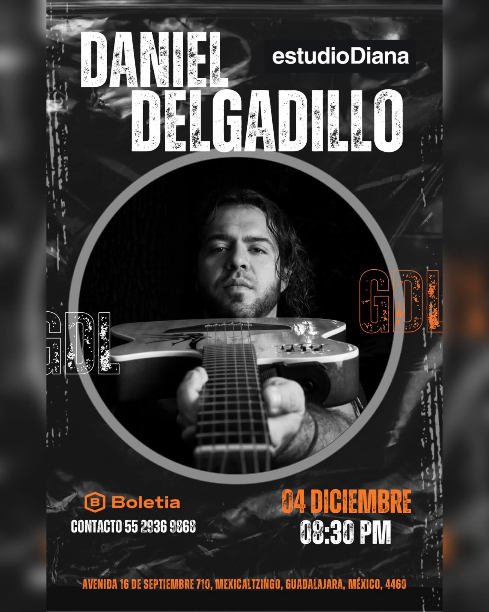 Noche de trova con Daniel Delgadillo, quien presentará su álbum “Otoño” en el Estudio Diana Noche de trova con Daniel Delgadillo, quien presentará su álbum “Otoño” en el Estudio Diana