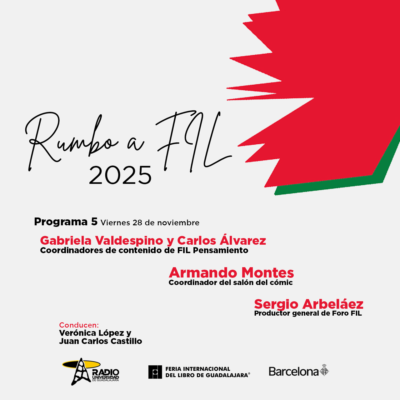 FIL Pensamiento. Salón del cómic y la novela gráfica. Foro FIL. Rumbo a FIL 2025 - 28 noviembre