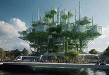 Edificios y ciudades inspiradas en árboles y bosques