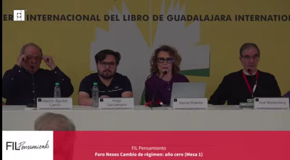 México hizo los cambios legales para que germine una dictadura: Aguilar Camín