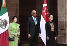 Sheinbaum recibe al presidente de Singapur para atraer más inversión del sudeste asiático