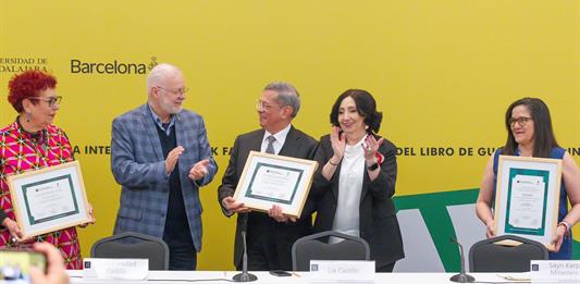 EULAC recibe el Homenaje al Mérito Editorial en la FIL Guadalajara