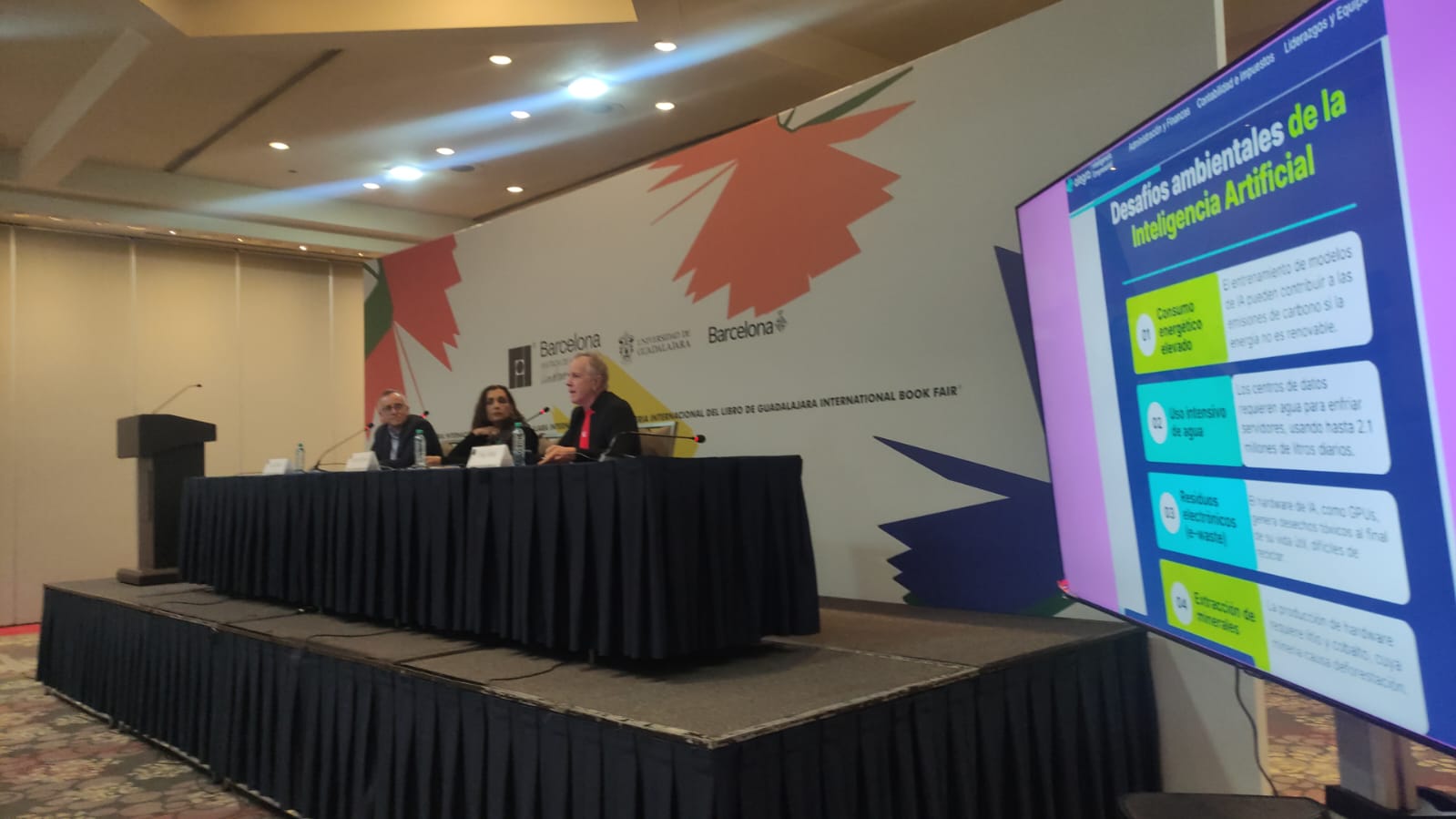 La IA también contamina: advierten en la FIL que su huella ambiental crece sin control