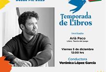 Temporada de Libros - Vi. 05 Dic. 2025 - Arià Paco