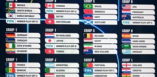 México en el grupo A con Sudáfrica, Corea del Sur y contra el ganador de la repesca D