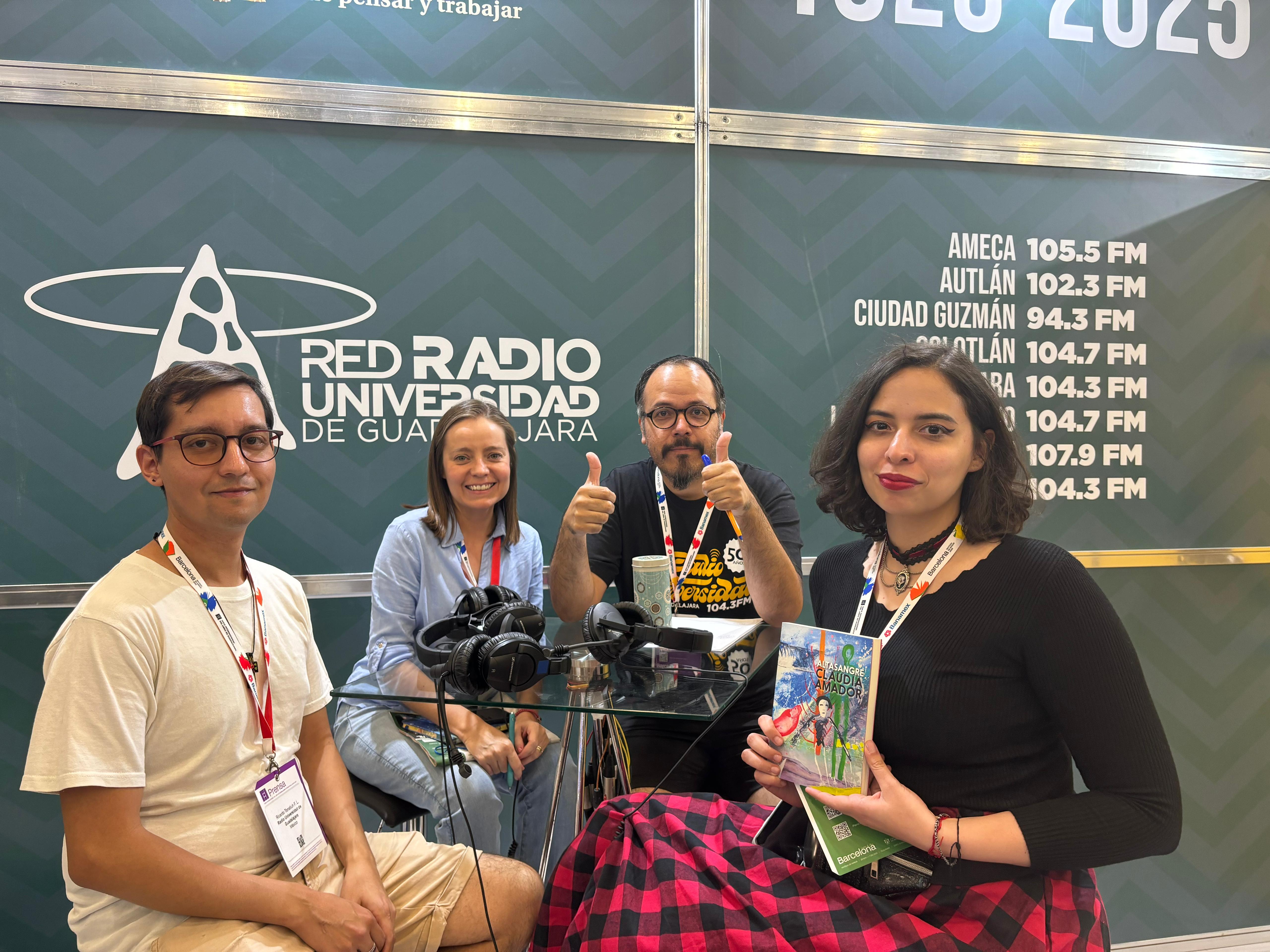 Claudia Amador. Miguel Bustos. Travesía FIL 30 noviembre 2025