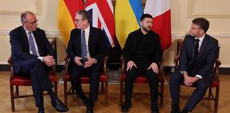 Los aliados europeos respaldan a Zelenski en Londres tras las críticas de Trump Los aliados europeos respaldan a Zelenski en Londres tras las críticas de Trump